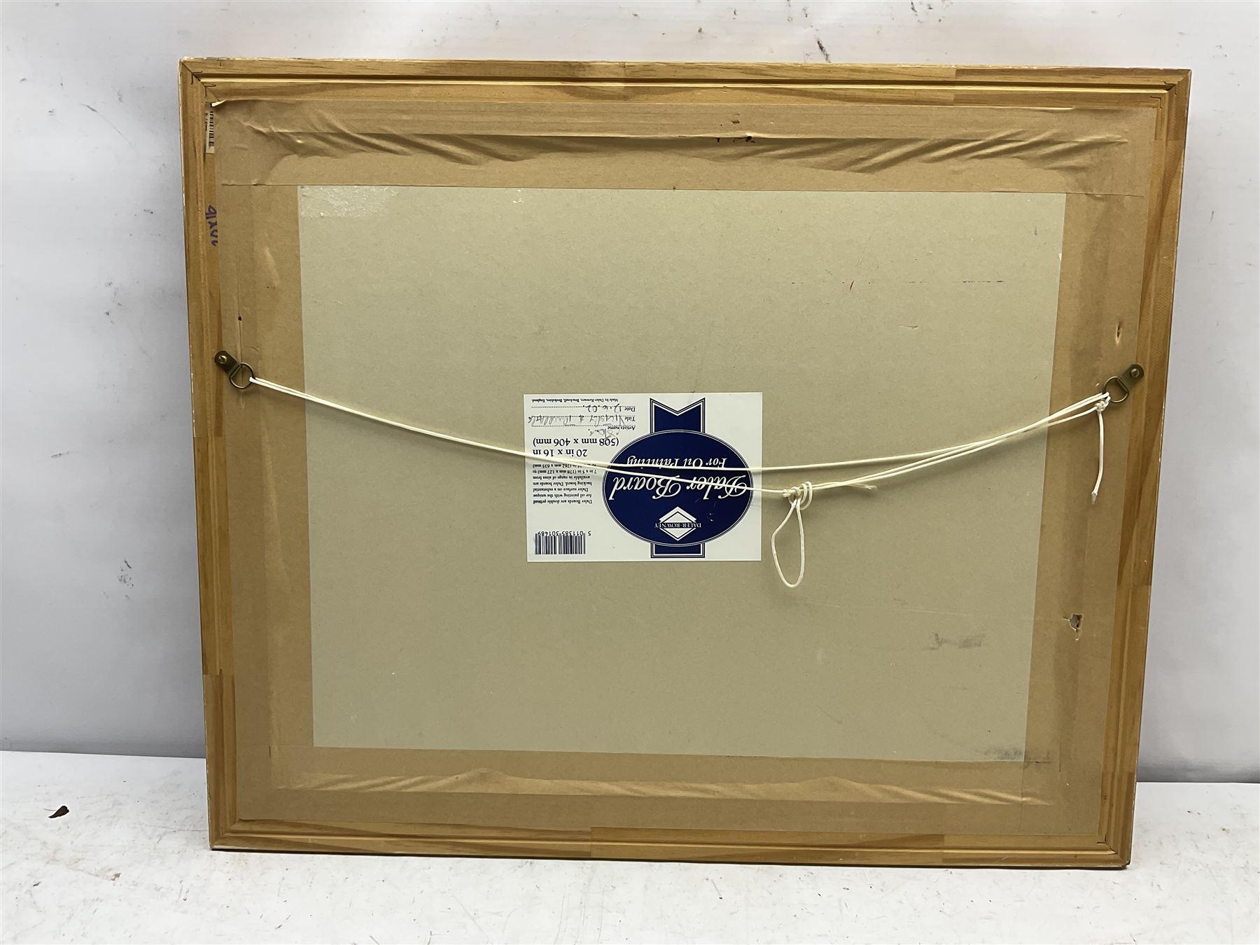 Brian Stone (20th century): HMS Victory and HMS Temeraire at Sea, oil on board signed, titled and dated 12.6.02, 39cm x 49cm