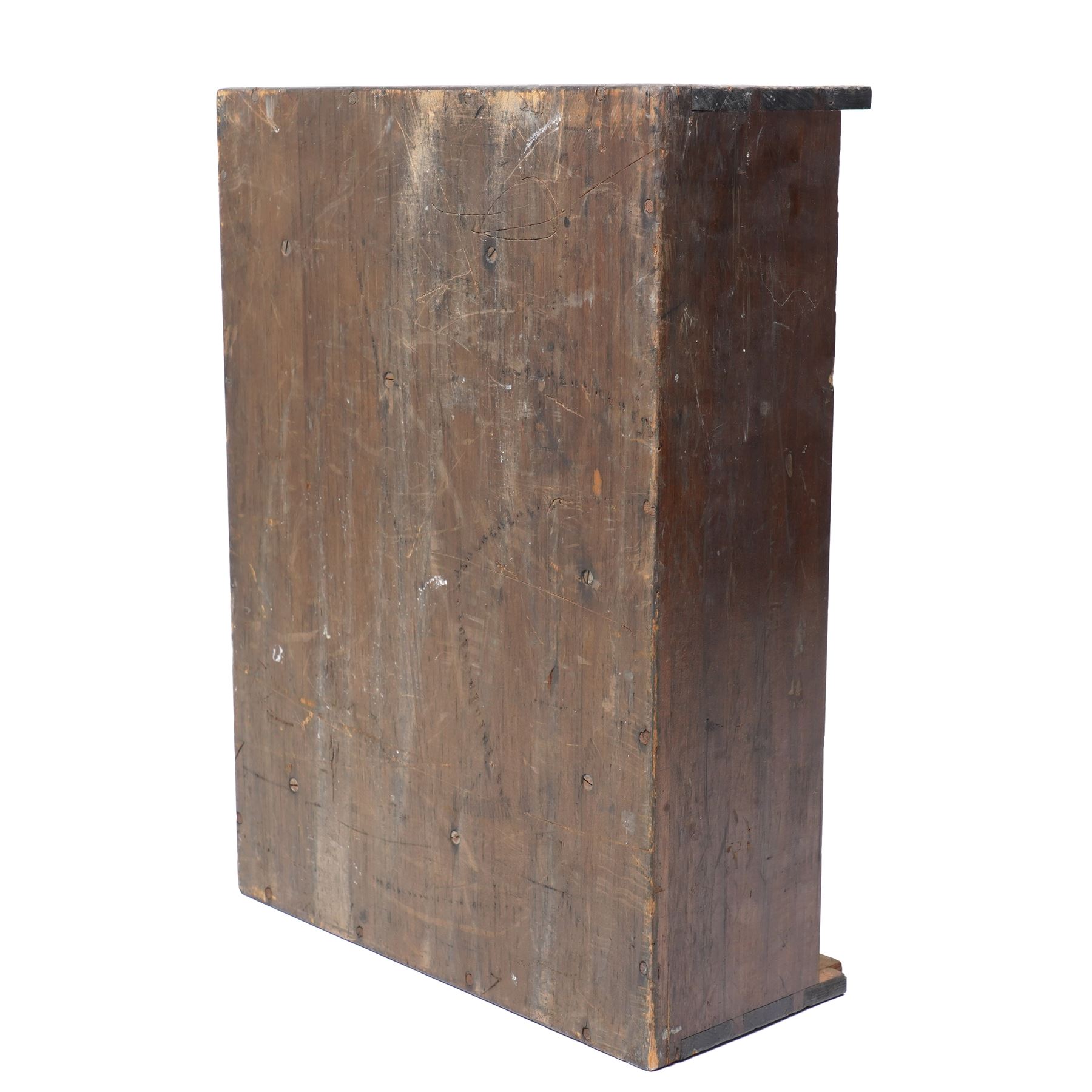 Late 19th century engineering or mechanics teaching apparatus, from Professor Stuarts Workshop Cambridge University, written on central inlaid bone plaque, within case, H48.5cm x W36cm 
Notes: Stuart was the first true professor of Engineering at Cambridge between 1875-1890. He persuaded the University to give him a wooden hut to serve as a workshop, on the condition that he furnish and equip it at his own expense. Charles Darwin and Gladstone were among the early visitors to admire the new facility in 1878. This equipment would have been used in the aforementioned workshop.
Provenance: Property of a Nobleman.  