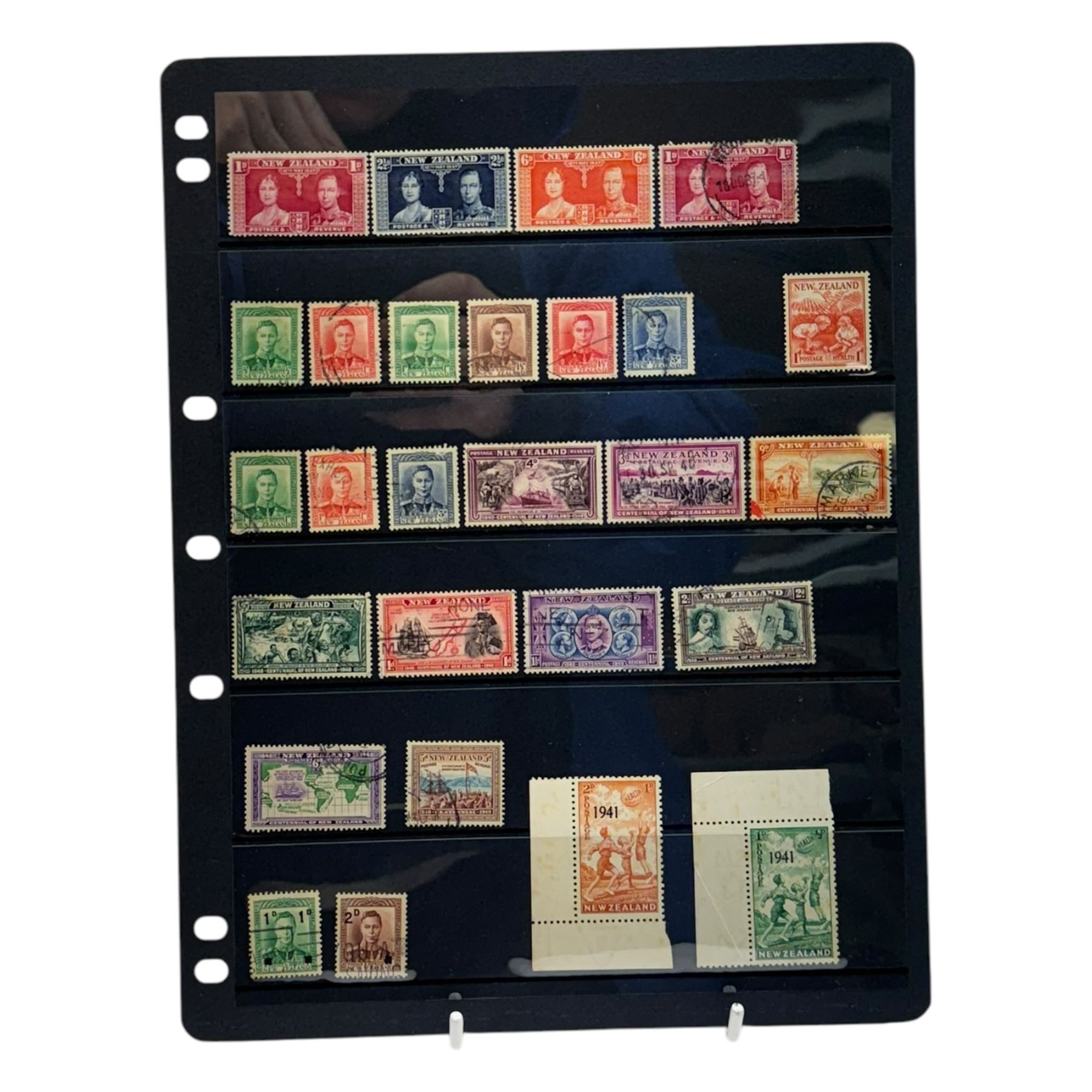 Mostly Commonwealth stamps with many from the reign of King George VI, including Aden, Ascension, Antigua, Australia, Bahamas, Bermuda, Barbados, Basutoland, British Guiana, British Honduras, British Solomon Islands, Burma, Newfoundland, Canada, Cayman Islands, Ceylon, Cyprus, Dominica, Fiji, Gambia, Gibraltar, Gold Coast, Grenada, Hong Kong, India, Jamaica, Malaya, Malta, New Zealand etc, housed on stock sheets