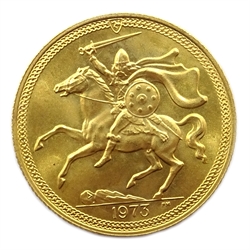  1973 gold full sovereign  