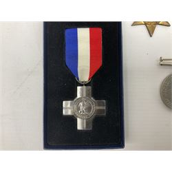 QEII General Service Medal awarded to 23504634 CFN. R.G. Beech REME; Pakistan Independence Medal awarded to Nadir Khan F.C.330; India Independence 50th anniversary medal; and a quantity of WW2 and later medals including Territorial Efficiency Medal awarded to 6196646 Gnr. J.G. Oatway R.A. (13)