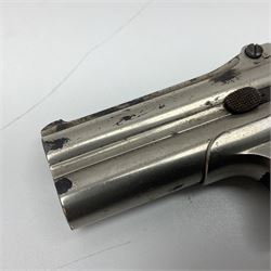 Remington .41 rim-fire over-and-under double barrel Derringer pistol, with 7.5cm(3