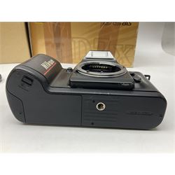 Nikon F-401 camera body, serial no. 2064766, together with Nikon Shutter Speed range, serial no.106395, and other Nikon equipment and camera bodies 