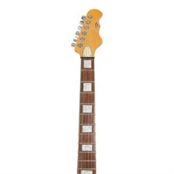 Burns Club Series King Cobra electric guitar in amber burst finish, circa 2015 serial no. 15100493, guitar L101cm