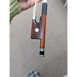 Violin and bow in fitted case