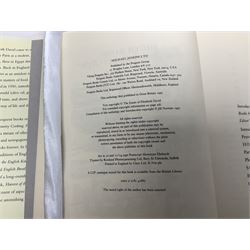 Three books of cookery interest by Elizabeth David comprising 'Italian Food', 'English Bread and Yeast Cookery' and 'South Wind Through the Kitchen'