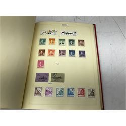 Great British and World stamps, including Queen Victoria and later, Lundy, Iran, Poland, Spain, USA etc, housed in albums and loose, in one box