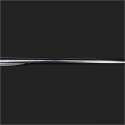 Carr Brothers of Huddersfield 12 bore side by side shotgun with engraved sidelock plates, trigger guard, underside, top plate, thumb lever and fences, chequered semi-pistol grip and horn tipped forend, vacant cartouche to the underside of the stock, double trigger and named 28 inch sleeved barrels choked ¾ and ½, overall length 113cm SHOTGUN CERTIFICATE REQUIRED