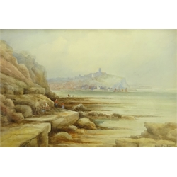  Mary E Jackson (British early 20th century): Scarborough from Cornelian Bay, watercolour signed & dated 1917, 46cm x 70cm Provenance: Jackson was a student of Frederick William Booty (1840-1924)   