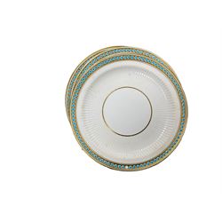 Collection of ceramics including Coalport figure Georgina, Minton plates etc in three boxes 