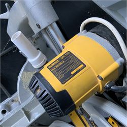 DeWalt DW708-GB mitre saw  - THIS LOT IS TO BE COLLECTED BY APPOINTMENT FROM DUGGLEBY STORAGE, GREAT HILL, EASTFIELD, SCARBOROUGH, YO11 3TX