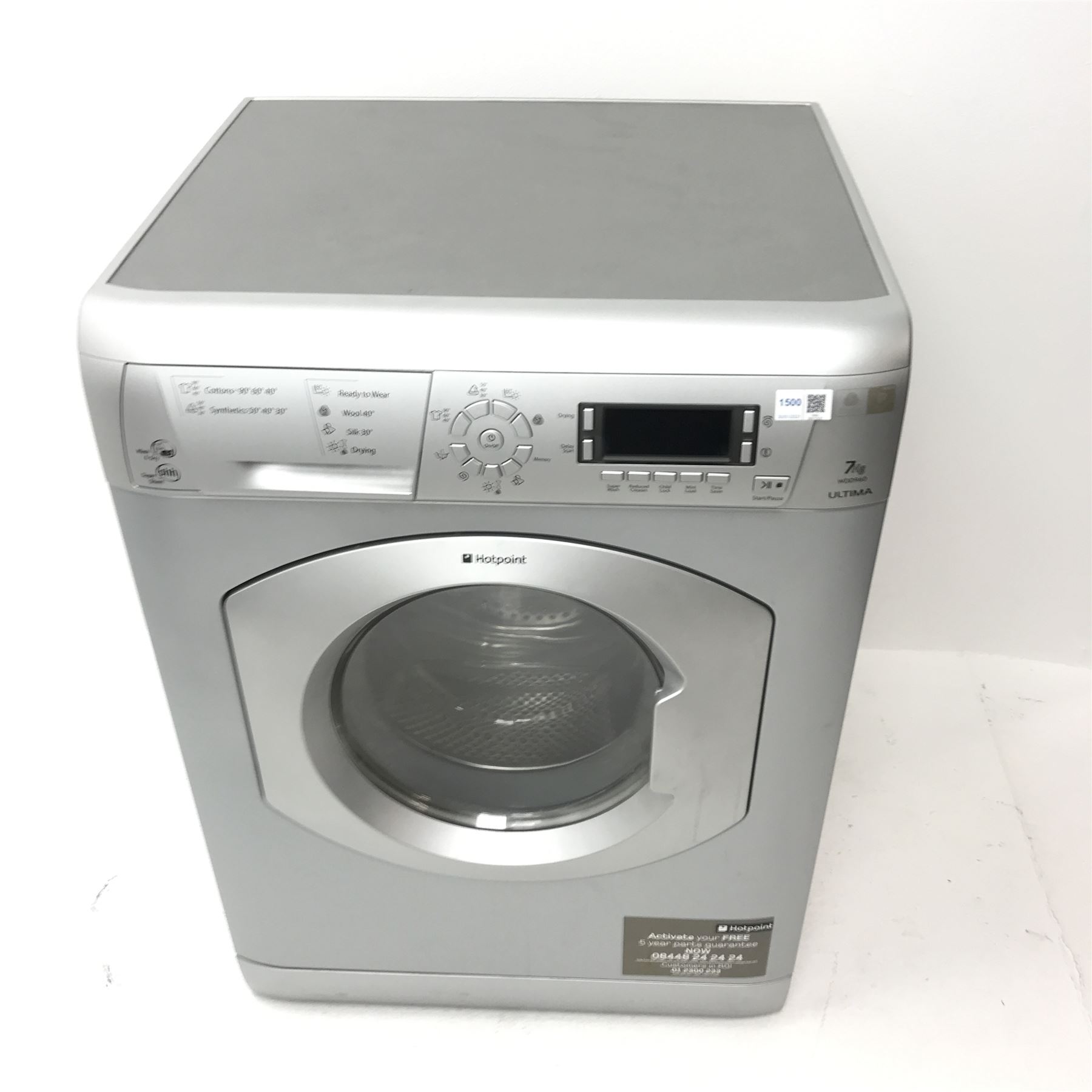 Hotpoint WDD960 7kg washer dryer, W60cm, H84cm, D55cm The Furnishings