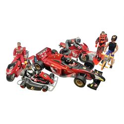 Action Man - six modern figures with ass