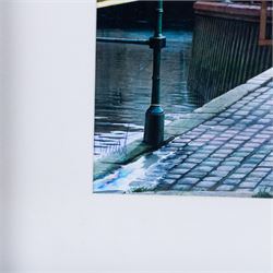 Gary Saunt (British Contemporary): 'Hull Dreams', set of four prints signed in pen 39cm x 29cm (three framed) (one unframed) (4)