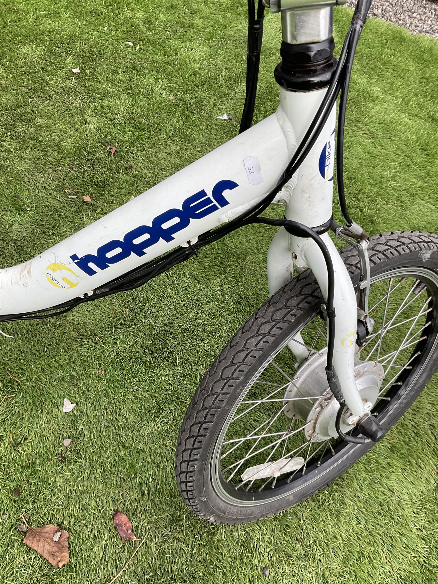 Hoper foldable electric bike, charger and manual, 7 speed with back suspension  - THIS LOT IS TO BE COLLECTED BY APPOINTMENT FROM DUGGLEBY STORAGE, GREAT HILL, EASTFIELD, SCARBOROUGH, YO11 3TX