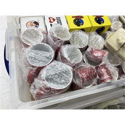 Quantity of Nescafe memorabilia and merchandise, and various mugs, Star Wars etc in two boxes