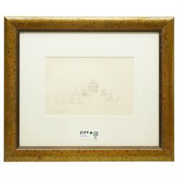 Robert 'Robbie' Wraith (British 1952-): 'The Spark Workshop 1999', set four pencil crayon and watercolour sketches signed and dated 1999 max 19cm x 29cm (4)