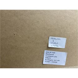 June Todd (Scottish Contemporary): 'Prawns and Crabs', watercolour signed, titled and dated 1998 verso 74cm x 56cm 