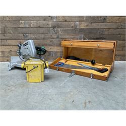 Hitachi C10FA mitre saw including transformer and tool case