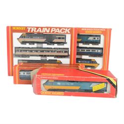 Hornby 00 gauge R397 and R331 High Speed Train Packs, together with Hornby 00 gauge R069 H...