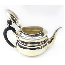  Silver three-piece tea set by S Blanckensee & Son Ltd Birmingham 1920 approx 31.5oz  