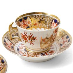 Collection of Copeland Spode Imari pattern no. 1495 tea wares, mostly with painted numbers to base