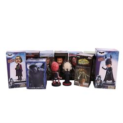 Eleven Neca Head Knockers, comprising The Joker, Batman, three Spider Man, Terminator 2 T-800, Pinhead, Freddy Krueger, Terminator 2 Endoskeleton, Wolverine and Night Crawler, nine boxed