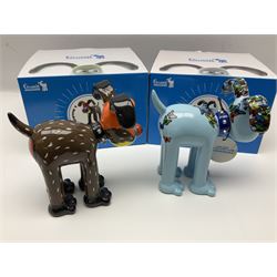 Wallace & Gromit - Gromit Unleashed: two Aardman Animations The Grand Appeal 'Gromit Unleashed' figures comprising A Mandrill's Best Friend and Butterfly, both with boxes