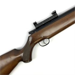 Webley & Scott Webley Eclipse .177 - 4.5cal under lever air rifle with fitted scope mount (no scope), serial no.825427, L111cm overall
