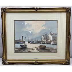Don Micklethwaite (British 1936-): Scarborough Harbour and Harbour Scene, pair watercolours signed 26cm x 36cm (2)