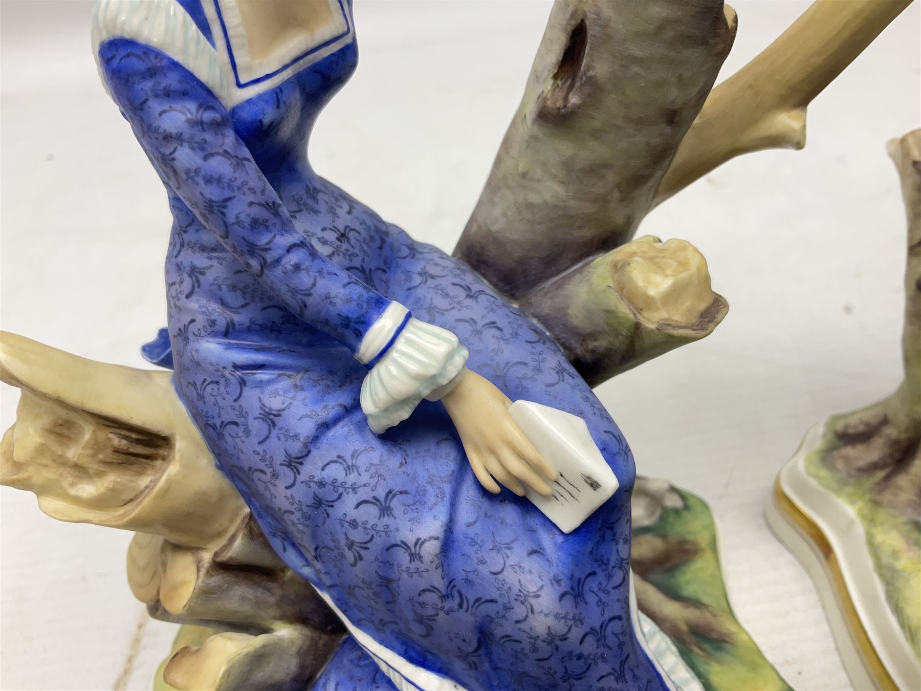 Two Royal Worcester figures from the Victorian Ladies series comprising of Alice and Cecilia, H21cm 