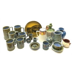 A group of fifteen Irish Wade porcelain,