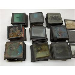 A group of approximately one hundred and fifty magic lantern slides, to include examples of local interest relating to Scarborough and the surrounding area, and a number of hand coloured examples.
