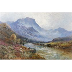 Alfred Fontville de Breanski Jnr. (British 1877-1945): 'Early Morning in Glen Finglas', oi...
