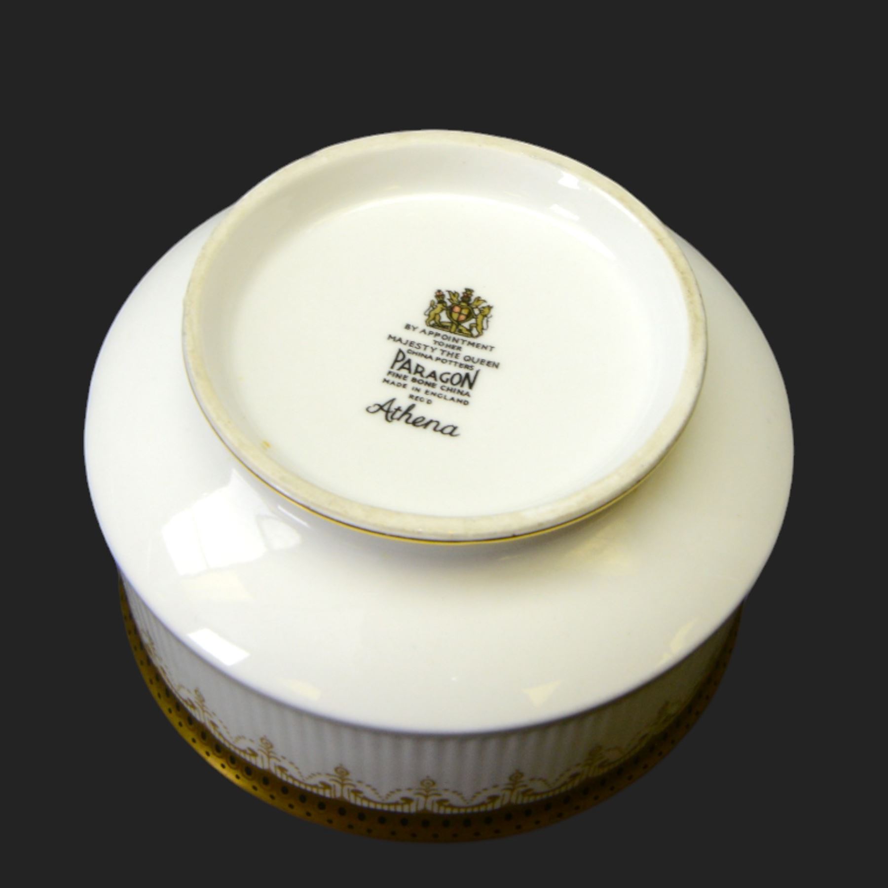 Paragon 'Athena' pattern tea and dinner service, comprising coffee pot, coffee cups, tureen, dinner plates, side plates, etc