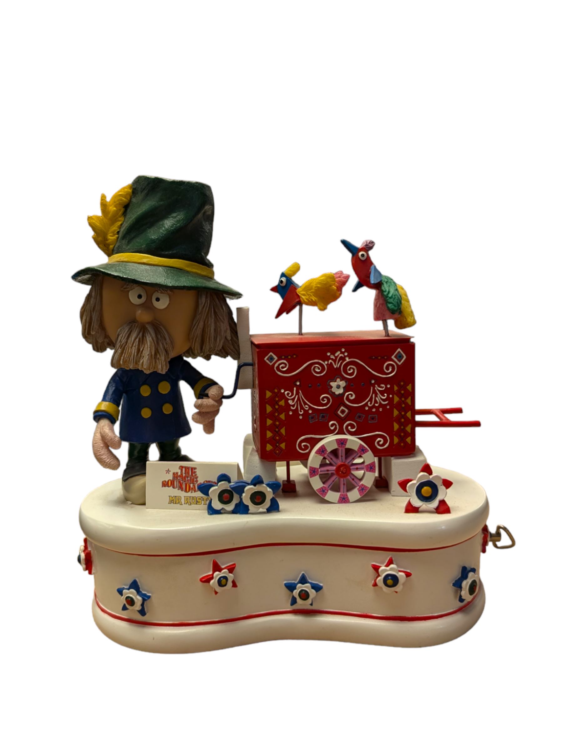 Limited edition Robert Harrop Magic Roundabout Mr Rusty musical figure, H19cm