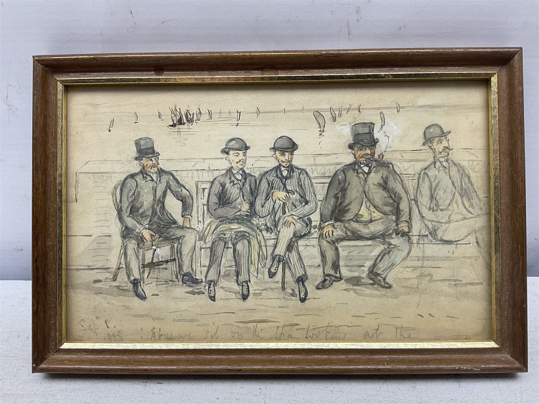 Attrib. Sarah Adelaide Hudson (neé Brereton) (British 19th Century): Scenes from Victorian Yorkshire, collection of watercolours and artists notebooks dating from c1870, including scenes from Longcroft Hall near Beverley - The Family Home (boxed) (approx. 24) 
Notes: Sarah was the sister of artist Caroline Brereton (British 1827-1882).