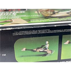Star Wars - Return of the Jedi Scout Walker Vehicle, Speeder Bike Vehicle and Vehicle Maintenance Energiser; together with The Empire Strikes Back Cap-2 Captivator and MTV-7 Multi-Terrain vehicle; and Waddingtons 1977 Star Wars Entering the City jig-saw puzzle; all boxed (6)