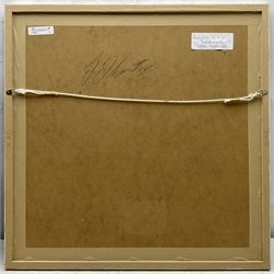 John Thornton (Northern British 1944-): 'Rock Pools - Low Tide', mixed media signed, titled and signed verso 39cm x 39cm