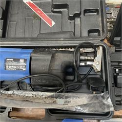 PBX reciprocating saw, drill bit set, hole cutter, and other Bosch electric tools - THIS LOT IS TO BE COLLECTED BY APPOINTMENT FROM DUGGLEBY STORAGE, GREAT HILL, EASTFIELD, SCARBOROUGH, YO11 3TX