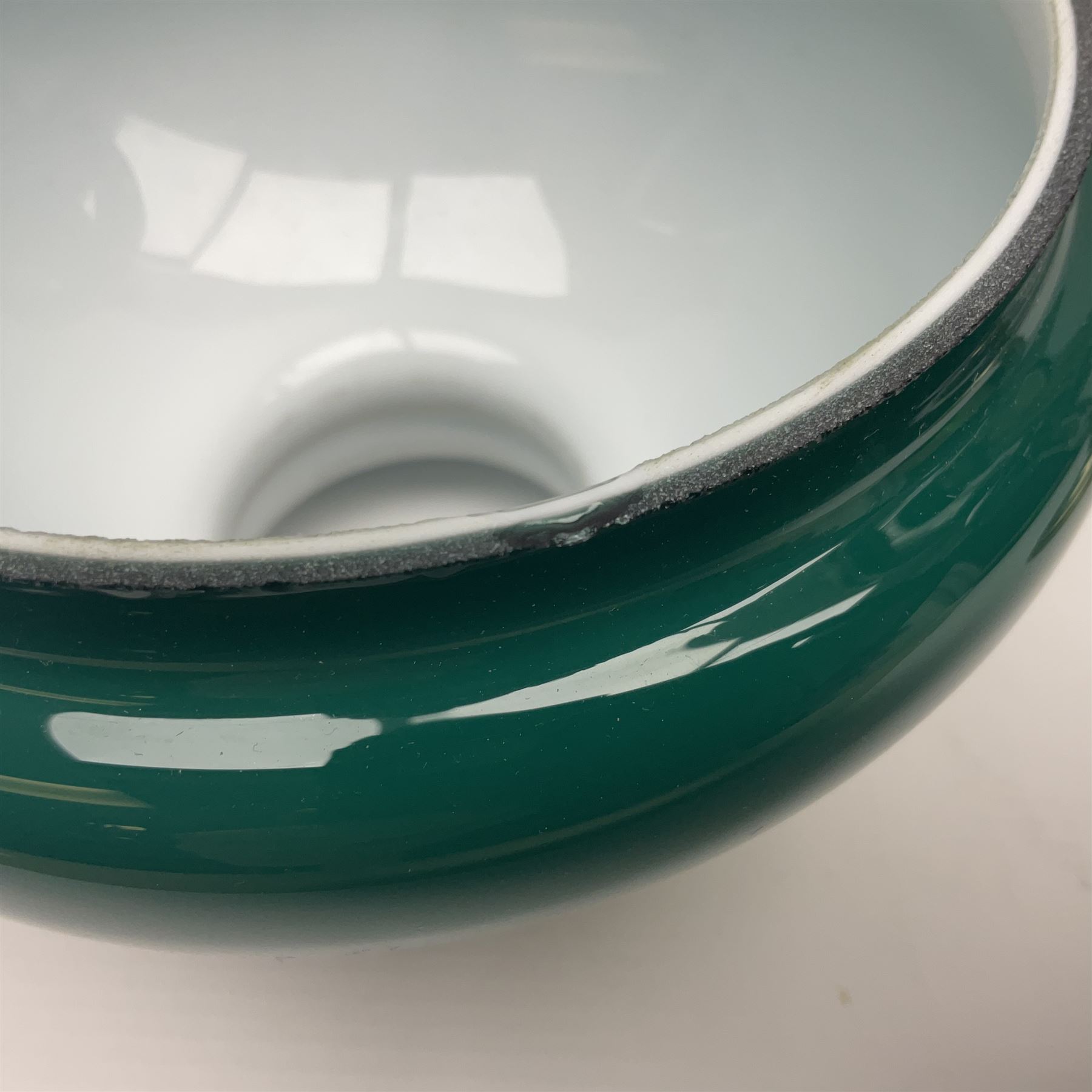 Miller & Sons Piccadilly polished brass double adjustable student's oil lamp, with green glass shades, H52cm