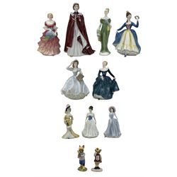 Royal Worcester figure 'The Queen's 80th