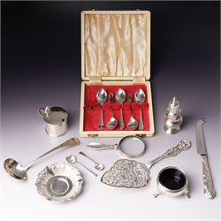 Silver three piece condiment set London 1973-1976 Maker C J Vander Ltd, George III silver ...