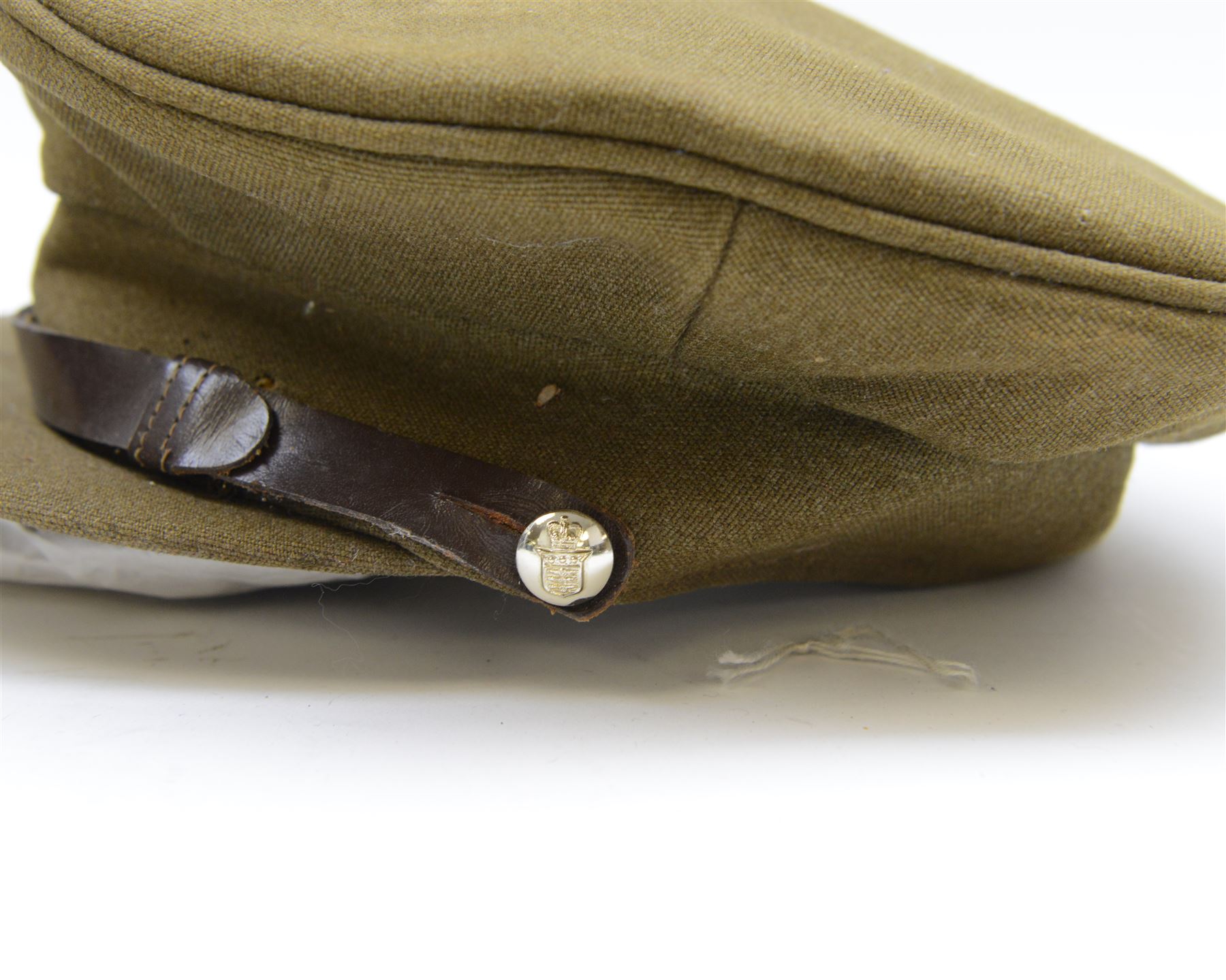 Royal Electrical and Mechanical Engineers, two caps and two officers berets, together with a spike bayonet 