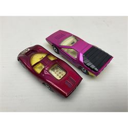 Matchbox 1-75 Series 'Superfast' ex-shop stock - eight models ccomprising 30d Beach Buggy, 41d Siva Spyder, 43d Dragon Wheels, 44d Boss Mustang, 45c Ford Group 6, 51d Citroen S.M., 52c Dodge Charger Mk.III and 75c Alfa Carabo in 39d Clipper box; all boxed (8)