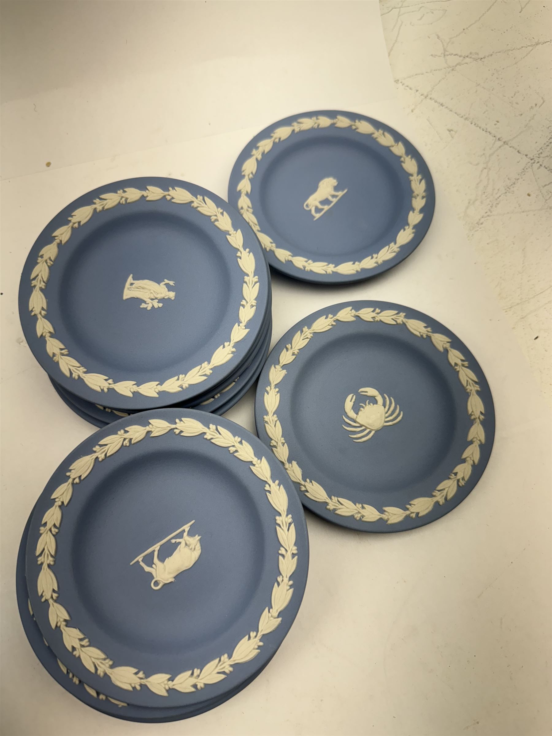 Wedgwood Jasperware including jugs, trinket dishes plates, vases etc    