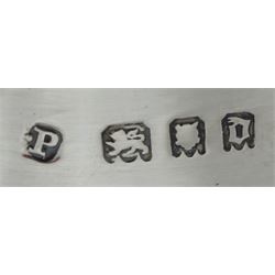 Silver milk jug and sugar bowl by Robert Pringle & Sons, London 1919 and a silver sauce boat by Sheffield Harrison Brothers & Howson, Sheffield 1904, approx 7.7oz