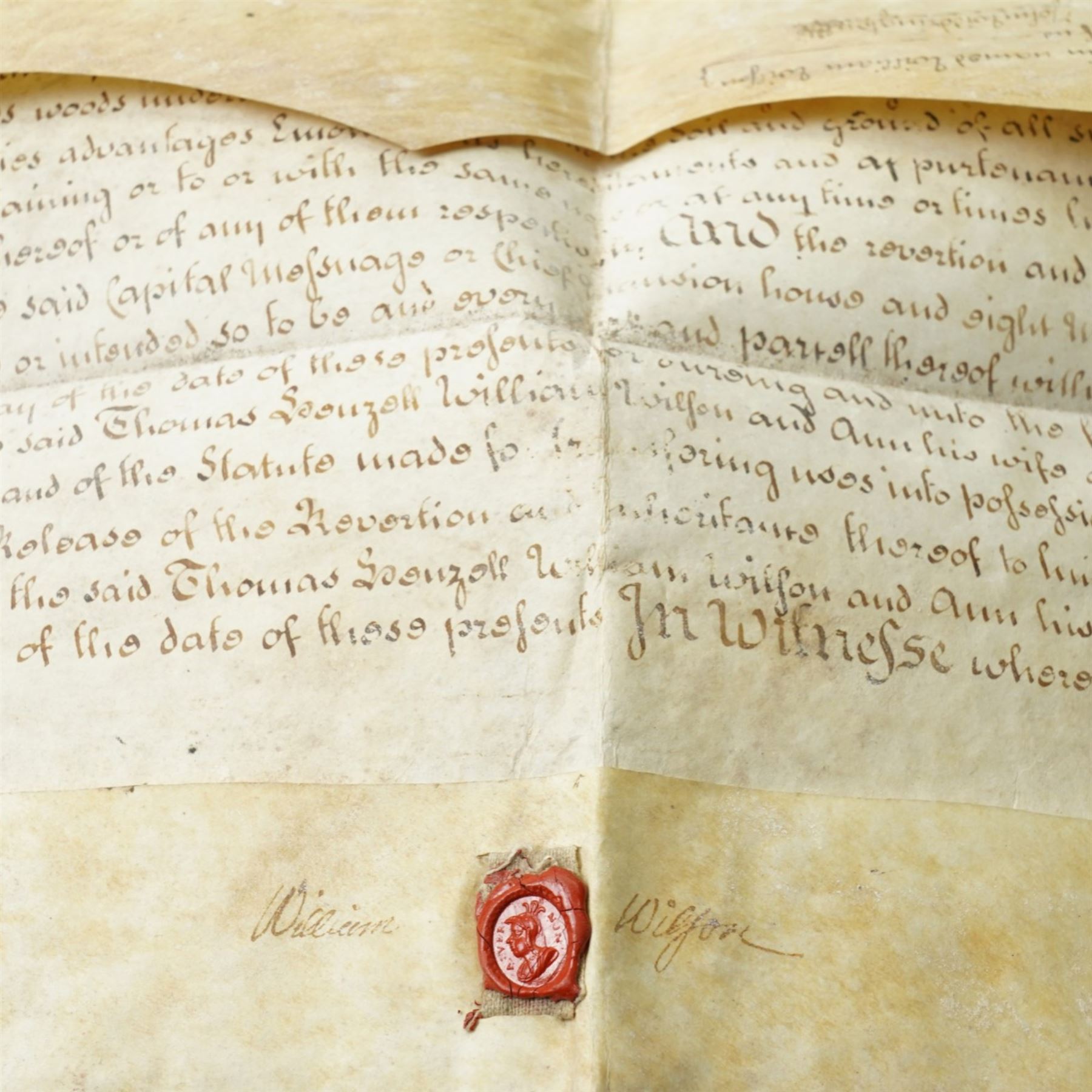 James I indenture on vellum between Sir George Selby and William Wilson 1609, two other 1609 indentures, George I lease for a year 1718, two others 1730 and four other indentures.
NB Sir George Selby was Member of Parliament for Newcastle 1601-1611
