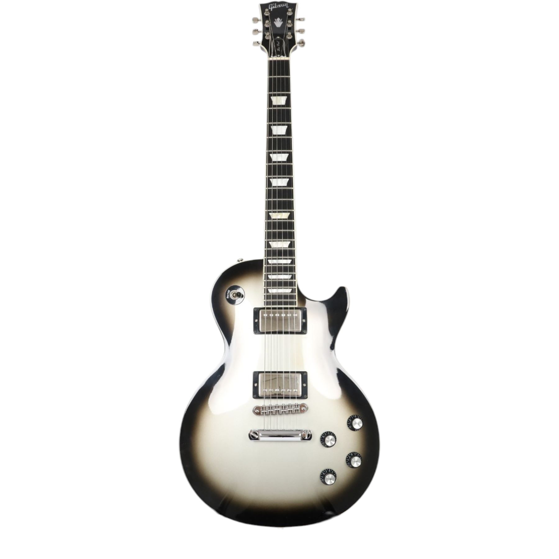 Limited edition Gibson Les Paul Standard, in silver burst finish, made in USA serial no. GC243 Guitar Centre Exclusive 2008, in fitted hard case, guitar length L99cm