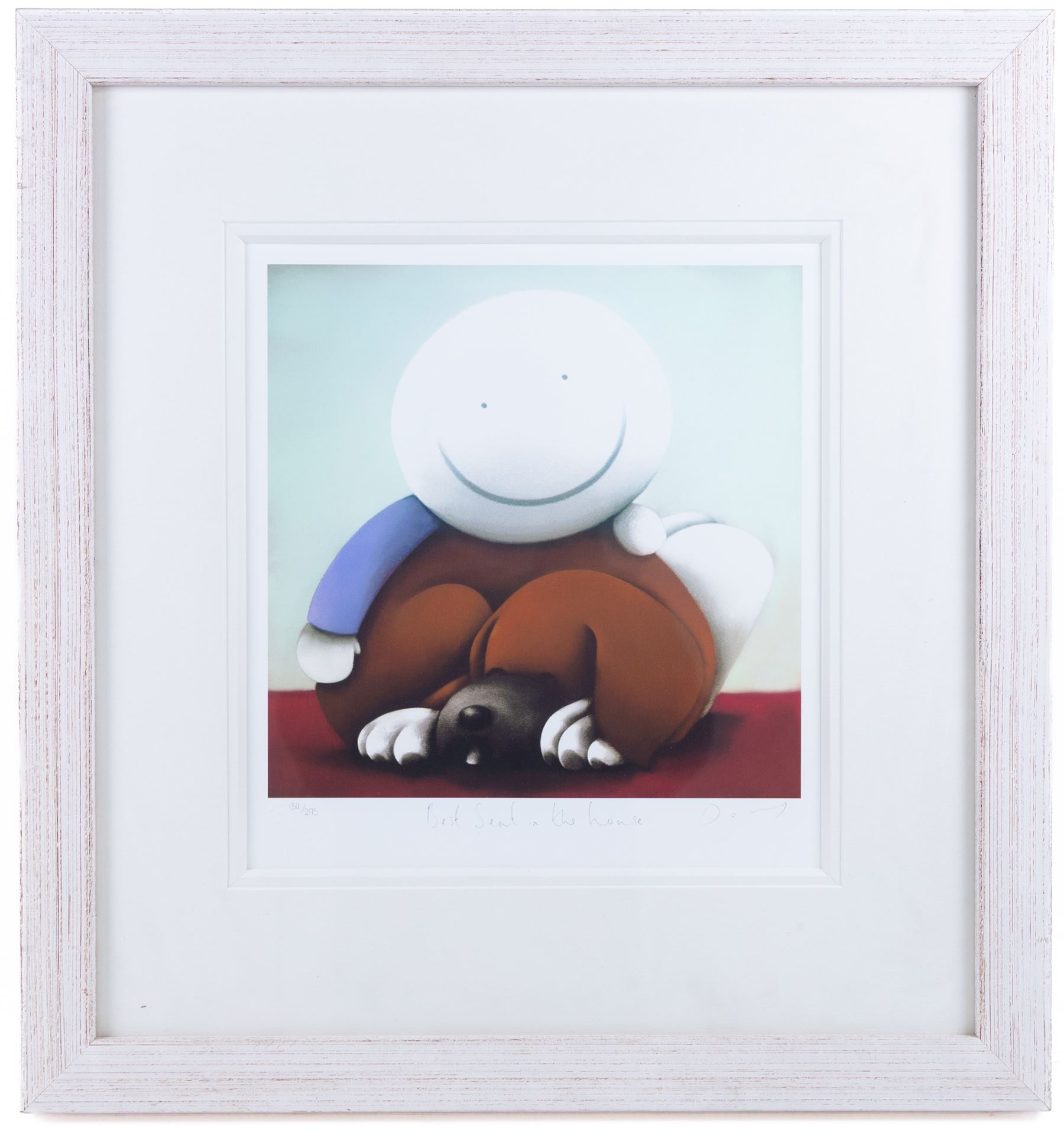 Doug Hyde (British 1972-): 'Best Seat in the House', limited edition giclée print signed titled and numbered 134/295 in pencil, 30cm x 30cm 